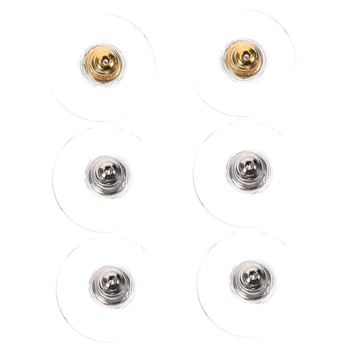 GARIOUANS 3 Paare Ohrstecker Verschluss Langlebige Sichere Ohrring Stopper für Durchbohrte Ohrringe Vielseitige Ohrring Zubehör für Creolen Hänger und Stecker Flach und Komfortabel von GARIOUANS