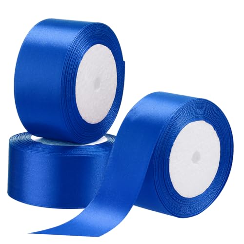 GARIOUANS 3 Rollen Diy Geschenkband Breites Satinband für Geschenkverpackungen Hochzeiten Bastelprojekte und Dekoration GARIOUANS 3 Rollen Diy Geschenkband Breites Satinband für Geschenkverpackungen Hochzeiten Bastelprojekte und Dekoration von GARIOUANS