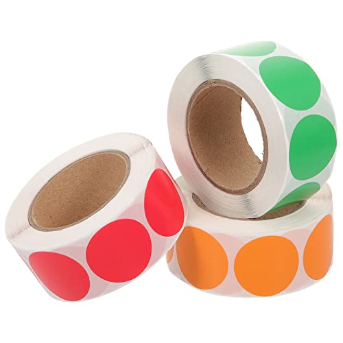 GARIOUANS 3 Rollen Farbige Punktaufkleber mit Etiketten für Beschriftung und Organisation Selbstklebend für Büro Klassenzimmer und Zuhause GARIOUANS 3 Rollen Farbige Punktaufkleber mit Etiketten für Beschriftung und Organisation Selbstklebend für Büro Klassenzimmer und Zuhause von GARIOUANS