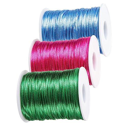 GARIOUANS 3 Rollen Knüpfgarn für Armbänder pro Grün und Himmelblau für DIY Handwerksprojekte Handyhüllen und Sommeraccessoires GARIOUANS 3 Rollen Knüpfgarn für Armbänder pro Grün und Himmelblau für DIY Handwerksprojekte Handyhüllen und Sommeraccessoires von GARIOUANS