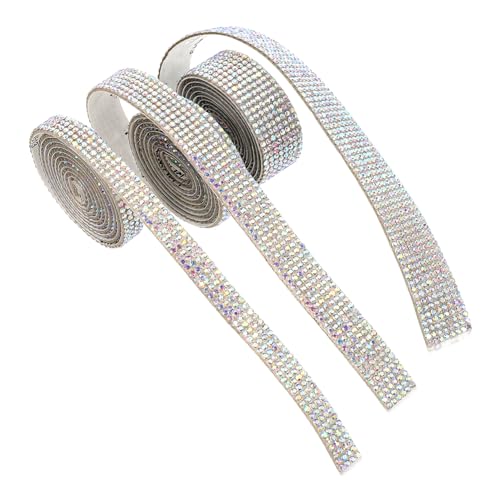 GARIOUANS 3 Rollen Selbstklebendes Strassband mit Funkelnden Vielseitiges DIY dekorationsband für Kleidung Accessoires Handwerk und Geschenkverpackungen GARIOUANS 3 Rollen Selbstklebendes Strassband mit Funkelnden Vielseitiges DIY dekorationsband für Kleidung Accessoires Handwerk und Geschenkverpackungen von GARIOUANS
