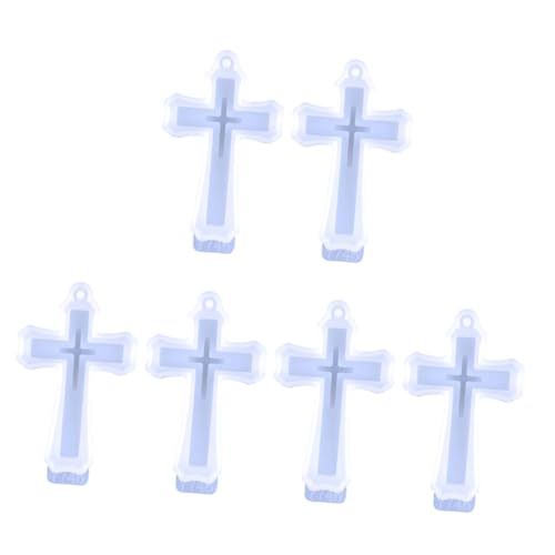 GARIOUANS 3 Sätze Silikonform Kreuz Anhänger Diy Gießform Für Epoxidharz Schmuck Basteln Flexible Langlebige Silikonformen Wiederverwendbar Für Kreuzanhänger Herstellung 2 Stück * 3 von GARIOUANS