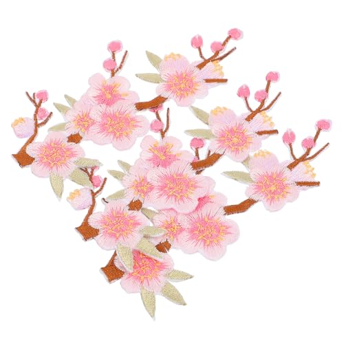 GARIOUANS 3 Stück Bestickte Kleidung Aufnäher mit Wintersweet Blumenmuster Edle Nähapplikationen für DIY Kleidung Dekoration Vielseitige Bügel Aufnäh patches für Jacken Hüte T shirts von GARIOUANS