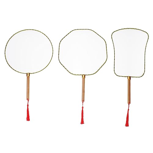 GARIOUANS 3 Stück Blanko Fächer Rund Für Handfächer Rosa Rund Seidenfächer Blanko Fächer Faltfächer Farbe Für DIY Bastelarbeiten Papierfächer Großpackung Zufällige Farbe GARIOUANS 3 Stück Blanko Fächer Rund Für Handfächer Rosa Rund Seidenfächer Blanko Fächer Faltfächer Farbe Für DIY Bastelarbeiten Papierfächer Großpackung Zufällige Farbe von GARIOUANS