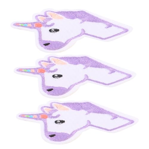 GARIOUANS 3 Stück Einhorn Stoffaufnäher Stickerei Patches zum Aufbügeln für Kleidung Taschen Bücher DIY Dekoration Langlebig und Kindgerecht GARIOUANS 3 Stück Einhorn Stoffaufnäher Stickerei Patches zum Aufbügeln für Kleidung Taschen Bücher DIY Dekoration Langlebig und Kindgerecht von GARIOUANS