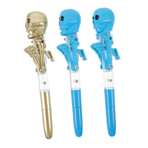 GARIOUANS 3 Stück Halloween Kugelschreiber mit Leuchtkugel Cartoon Kürbis und Design Langlebige Schulstifte für Schüler Kreative Halloween Schreibwaren Zufällige Stilfarben GARIOUANS 3 Stück Halloween Kugelschreiber mit Leuchtkugel Cartoon Kürbis und Design Langlebige Schulstifte für Schüler Kreative Halloween Schreibwaren Zufällige Stilfarben von GARIOUANS