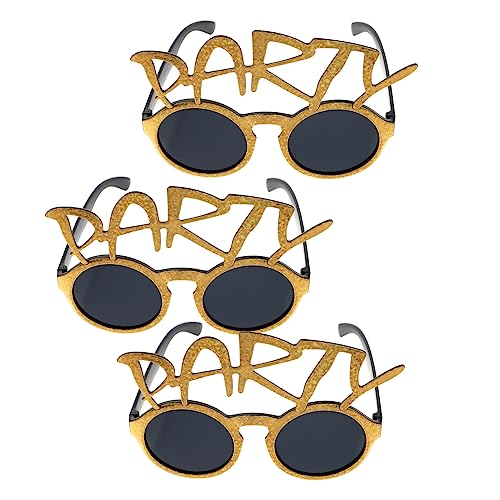GARIOUANS 3 Stück Lustige Partybrillen Kreative Cosplay Sonnenbrillen für Geburtstagsfeiern Festivals und Fotorequisiten mit Auffälligem Design und Leuchtenden Farben GARIOUANS 3 Stück Lustige Partybrillen Kreative Cosplay Sonnenbrillen für Geburtstagsfeiern Festivals und Fotorequisiten mit Auffälligem Design und Leuchtenden Farben von GARIOUANS