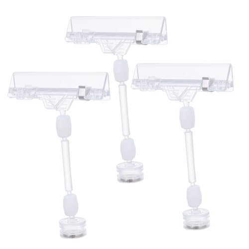 GARIOUANS 3 Stück Magnetische Preisschildhalter Clips für Supermarktregale Transparente Starke Halterung für Werbetafeln und Preisschilder Langlebig und Stabil Einfache Anwendung GARIOUANS 3 Stück Magnetische Preisschildhalter Clips für Supermarktregale Transparente Starke Halterung für Werbetafeln und Preisschilder Langlebig und Stabil Einfache Anwendung von GARIOUANS