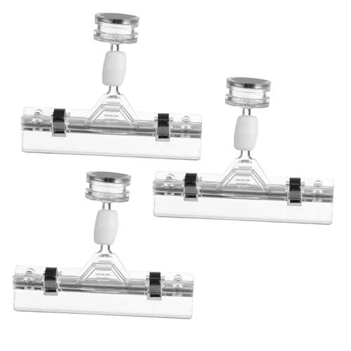 GARIOUANS 3 Stück Magnetische Preisschildhalter Transparent Starke Haltekraft Langlebig Praktisch für Supermarkt Verkaufsförderung Preiswerte Etikettenclips Leicht Transportabel GARIOUANS 3 Stück Magnetische Preisschildhalter Transparent Starke Haltekraft Langlebig Praktisch für Supermarkt Verkaufsförderung Preiswerte Etikettenclips Leicht Transportabel von GARIOUANS