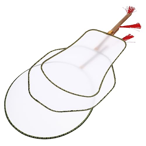 GARIOUANS 3 Stück Malfächer Für Dekorativer Malfächer Stoffform Blanker Fächer Kleine Hand Runde Zeichenfächer Blanker Malfächer Tragbare DIY Fächer Zum Basteln Vintage Fächer GARIOUANS 3 Stück Malfächer Für Dekorativer Malfächer Stoffform Blanker Fächer Kleine Hand Runde Zeichenfächer Blanker Malfächer Tragbare DIY Fächer Zum Basteln Vintage Fächer von GARIOUANS