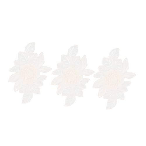 GARIOUANS 3 Stück Teiliges Blumen Spitzen Applikationen Bestickte DIY Kleidungsreparatur Patches Hautfreundlich Langlebig Geeignet zum Aufnähen oder Verzieren von Kleidung Taschen Schuhen GARIOUANS 3 Stück Teiliges Blumen Spitzen Applikationen Bestickte DIY Kleidungsreparatur Patches Hautfreundlich Langlebig Geeignet zum Aufnähen oder Verzieren von Kleidung Taschen Schuhen von GARIOUANS