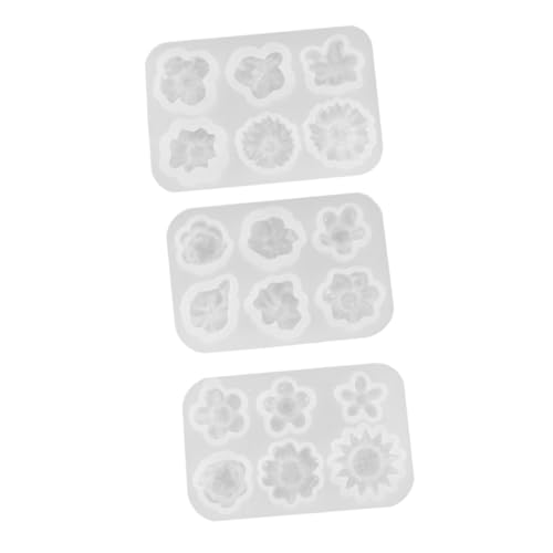 GARIOUANS 3 Stück Teiliges Daisy Silikonform DIY Epoxidharz Blumenformen Langlebige Sichere Silikonmoulds für Kreative Schmuck Dekorationsherstellung Einfach zu Entformen und GARIOUANS 3 Stück Teiliges Daisy Silikonform DIY Epoxidharz Blumenformen Langlebige Sichere Silikonmoulds für Kreative Schmuck Dekorationsherstellung Einfach zu Entformen und von GARIOUANS