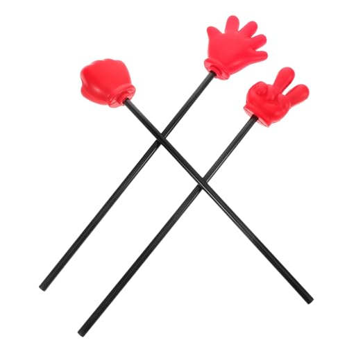 GARIOUANS 3 Stück Teiliges Handliche Schaumstoff sticks für Fingerzeiger Mini Stäbe Langlebig Wiederverwendbar für Partyspiele Kindergarten und Unterricht von GARIOUANS