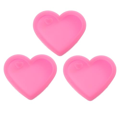 GARIOUANS 3 Stück Teiliges Mini Silikon Herzform Schlüsselanhänger Gießform DIY Anhänger Formen Bastelset für Schmuck Herstellung Leicht zu Reinigen Bruchsicher Kompakt für Kreative DIY GARIOUANS 3 Stück Teiliges Mini Silikon Herzform Schlüsselanhänger Gießform DIY Anhänger Formen Bastelset für Schmuck Herstellung Leicht zu Reinigen Bruchsicher Kompakt für Kreative DIY von GARIOUANS