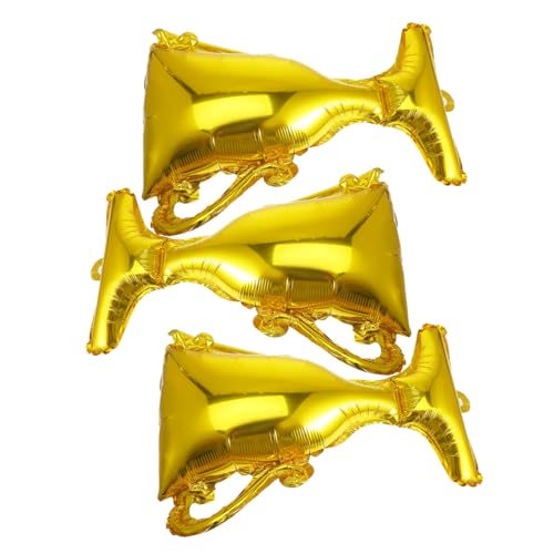GARIOUANS 3 Stück Teiliges Pokal Folienballon Aluminiumfolie Champion Design Goldene Abschlussfeier Dekoration Fotofreundlich Formstabil für Party und Festliche Graduierung GARIOUANS 3 Stück Teiliges Pokal Folienballon Aluminiumfolie Champion Design Goldene Abschlussfeier Dekoration Fotofreundlich Formstabil für Party und Festliche Graduierung von GARIOUANS