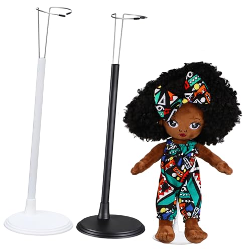 GARIOUANS 3 Stück Teiliges Puppenständer aus PVC Verstellbare Doll Stands für Figuren Einfache Montage Vielseitig Kompatibel Stilvoller Indoor Doll Support für Sammler und Spielzeugmodelle von GARIOUANS
