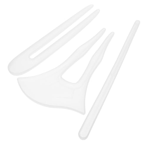 GARIOUANS 3 Stück Teiliges Silikon Haarspangen Gießform Flexible Transparente DIY Epoxidharz Formen für Klassische Stäbchen Einzelstab und Axt Spangen Robustes Material für Kreative GARIOUANS 3 Stück Teiliges Silikon Haarspangen Gießform Flexible Transparente DIY Epoxidharz Formen für Klassische Stäbchen Einzelstab und Axt Spangen Robustes Material für Kreative von GARIOUANS