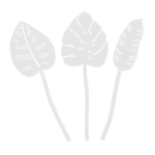 GARIOUANS 3 Stück Teiliges Silikonform für DIY Gießformen für Monstera Deko Vielseitig Einsetzbar Leicht zu Reinigen und Kreativ Gestaltbar für Kunsthandwerk und Bastelprojekte von GARIOUANS