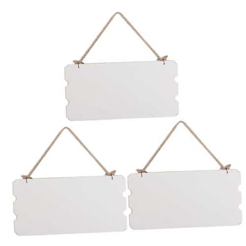 GARIOUANS 3 Stück Unlackierte Holzschilder zum Bemalen und Basteln Glatte DIY Holzplaketten mit Seil zum Aufhängen Langlebige Dekorative Blankoschilder für Hochzeit Garten GARIOUANS 3 Stück Unlackierte Holzschilder zum Bemalen und Basteln Glatte DIY Holzplaketten mit Seil zum Aufhängen Langlebige Dekorative Blankoschilder für Hochzeit Garten von GARIOUANS