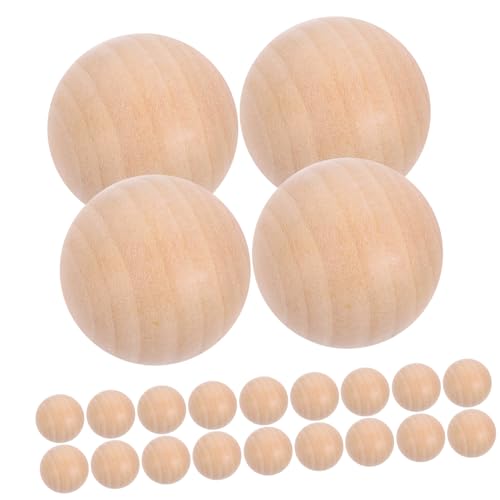 GARIOUANS 30 Stück Einfache Holzperlen Groß Zum Basteln Ball Schmuckherstellung Runder Abstandshalter Mini Runde Perle Kugeln Aus Hartholz Dekorativ Malen Rundes Bambus GARIOUANS 30 Stück Einfache Holzperlen Groß Zum Basteln Ball Schmuckherstellung Runder Abstandshalter Mini Runde Perle Kugeln Aus Hartholz Dekorativ Malen Rundes Bambus von GARIOUANS