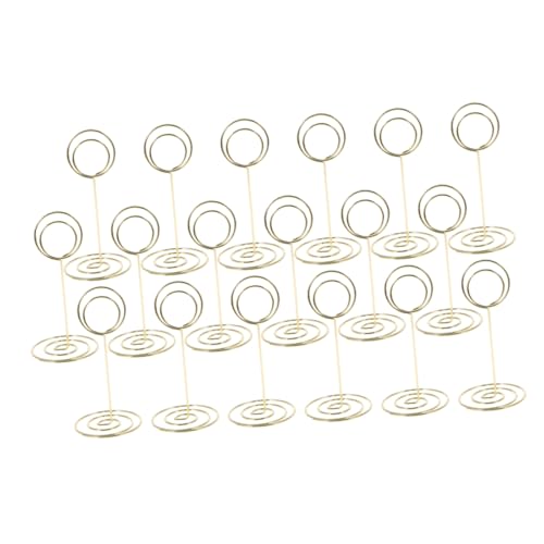 GARIOUANS 30 Stück Goldene Memo Clips Hochwertige Fotohalter für Büro Zuhause und Schule Eleganter Platzkartenhalter mit Einzigartigem Vertikalen Design von GARIOUANS