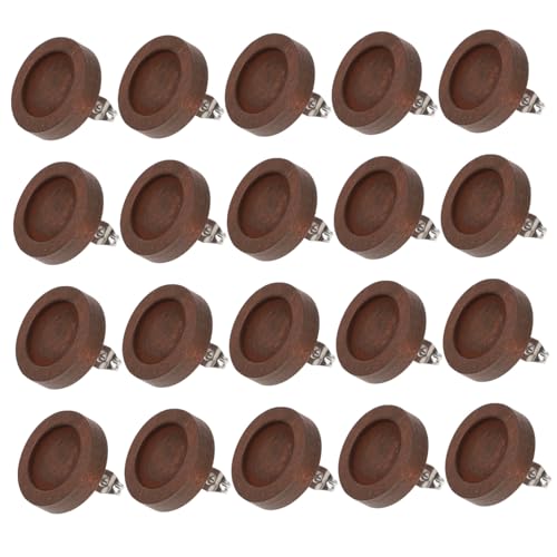 GARIOUANS 30 Stück Holz Ohrstecker Rohlinge Lünette Ohrring Basis DIY Schmuckzubehör Dunkelbraun für Ohrstecker Selber Machen GARIOUANS 30 Stück Holz Ohrstecker Rohlinge Lünette Ohrring Basis DIY Schmuckzubehör Dunkelbraun für Ohrstecker Selber Machen von GARIOUANS