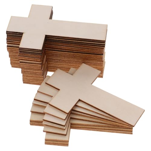 GARIOUANS 30 Stück Holzscheiben Kreuzform zum Basteln Diy Malwerkzeug für Unvollendete Holzverzierungen Holzplatten für Projekte Bemalbar und Vielseitig Einsetzbar GARIOUANS 30 Stück Holzscheiben Kreuzform zum Basteln Diy Malwerkzeug für Unvollendete Holzverzierungen Holzplatten für Projekte Bemalbar und Vielseitig Einsetzbar von GARIOUANS