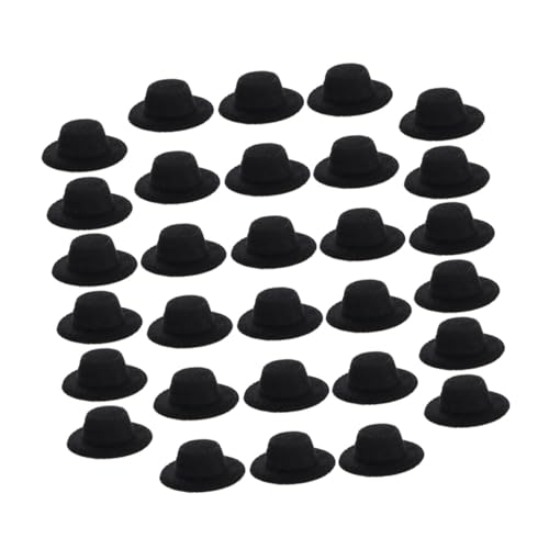 GARIOUANS 30 Stück Hüte Teiliges Multifunktionale Puppenhüte aus Leichtem Dekorative Mini Hüte für DIY Accessoires für Puppen und Bastelprojekte von GARIOUANS