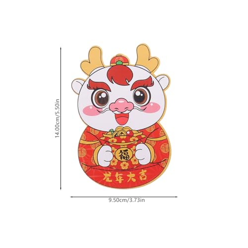 GARIOUANS 30 Stück Teiliges Chinesische Neujahrs-rote Umschläge mit Drachenmotiv Leichte Papierumschläge Bunte Geldgeschenktaschen Praktische Festliche Designs für Freunde GARIOUANS 30 Stück Teiliges Chinesische Neujahrs-rote Umschläge mit Drachenmotiv Leichte Papierumschläge Bunte Geldgeschenktaschen Praktische Festliche Designs für Freunde von GARIOUANS