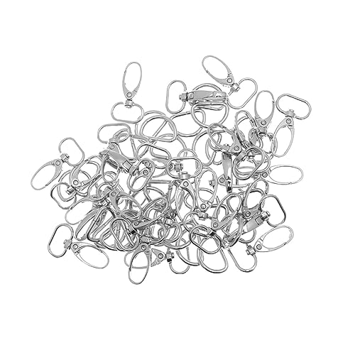 GARIOUANS 30 Stück Teiliges D Ring Swivel Snap Haken Robuste Metall Karabiner für DIY Projekte Schlüsselanhänger Hundeleinen und Bastelarbeiten Drehbar GARIOUANS 30 Stück Teiliges D Ring Swivel Snap Haken Robuste Metall Karabiner für DIY Projekte Schlüsselanhänger Hundeleinen und Bastelarbeiten Drehbar von GARIOUANS