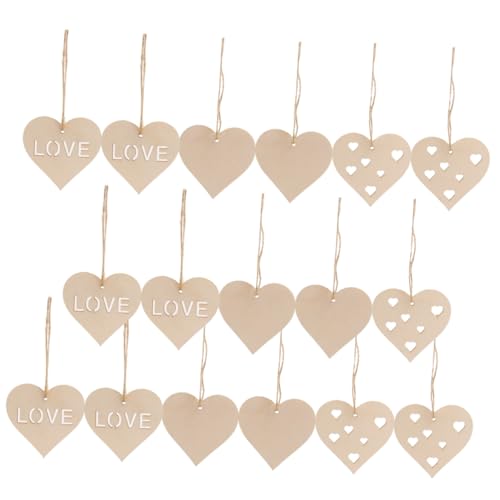 GARIOUANS 30 Stück Teiliges Handbemalter Holzherzen Naturbelassene Holzscheiben zum Basteln und Dekorieren Glatt Geschliffen Vielseitige Dekoherzen für DIY holzdeko und Geschenke GARIOUANS 30 Stück Teiliges Handbemalter Holzherzen Naturbelassene Holzscheiben zum Basteln und Dekorieren Glatt Geschliffen Vielseitige Dekoherzen für DIY holzdeko und Geschenke von GARIOUANS