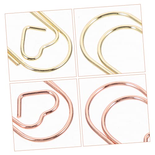 GARIOUANS 30 Stück Teiliges Herzförmiger Büroklammern Roségold und Gold Kreative Dokumenten Clips Zuverlässige Formbeständigkeit Organisieren von Papieren Dekoratives GARIOUANS 30 Stück Teiliges Herzförmiger Büroklammern Roségold und Gold Kreative Dokumenten Clips Zuverlässige Formbeständigkeit Organisieren von Papieren Dekoratives von GARIOUANS