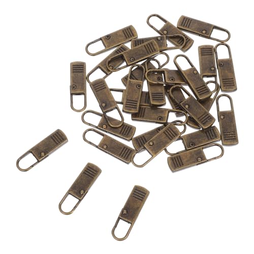 GARIOUANS 30 Stück Teiliges Metall Zipper Pull Ersatzset mit Abnehmbaren Köpfen Robust und Stilvoll für Koffer Rucksäcke Kleidung und Taschen Vielseitig Einsetzbar als Reißverschluss von GARIOUANS