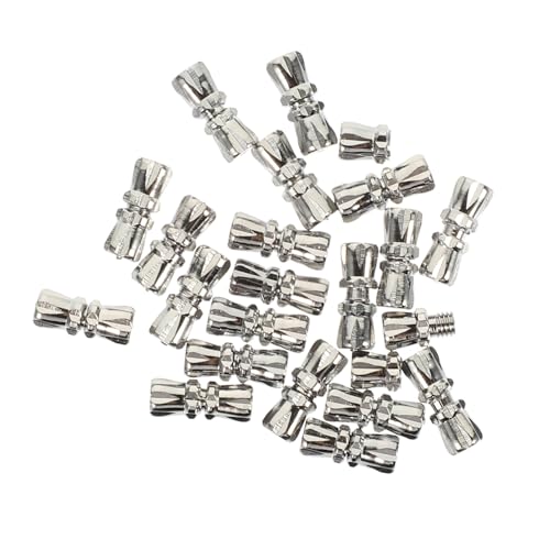 GARIOUANS 30 Stück Teiliges Schmuckherstellungsset Schraubverschluss aus Kupfer Langlebig Glänzend für Halsketten und Armbänder Zubehör Freundschaftsbänder DIY Schmuckbasteln von GARIOUANS