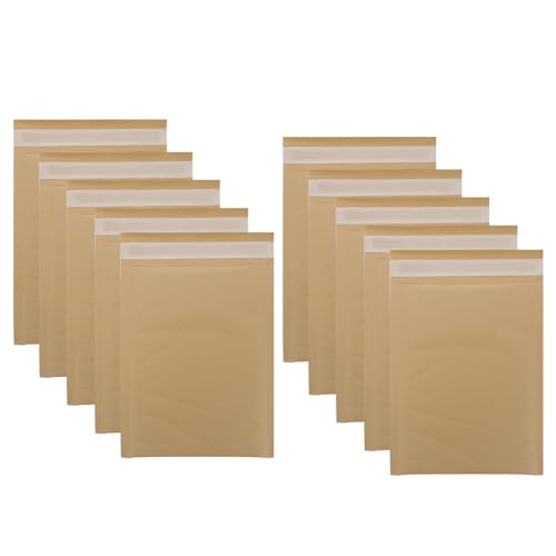 GARIOUANS 30 Stück Versandtaschen aus Kraftpapier mit Luftpolster Selbstklebend Reißfest für Kosmetik Ersatzteile und Sichere Paketlieferungen GARIOUANS 30 Stück Versandtaschen aus Kraftpapier mit Luftpolster Selbstklebend Reißfest für Kosmetik Ersatzteile und Sichere Paketlieferungen von GARIOUANS