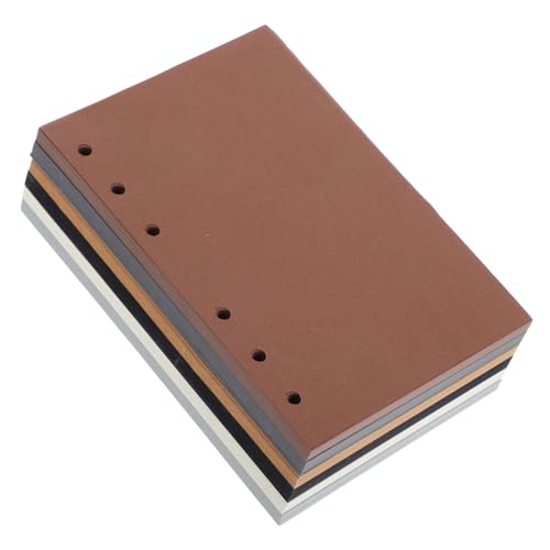 GARIOUANS 300 Blatt Blanko Nachfüllpapier für Ringbücher Dickes Tintenfestes Papier in Sechs Farben Vielseitig für Journal Planer Tagebuch Kompatibel Ring Bindern von GARIOUANS