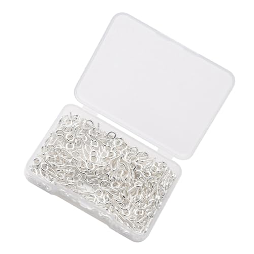 GARIOUANS 300 Stück DIY Schmuck Zubehör Silberelemente für Ketten Armbänder Ohrringe Vielseitige Bastelmaterialien für Kreative Schmuckherstellung von GARIOUANS