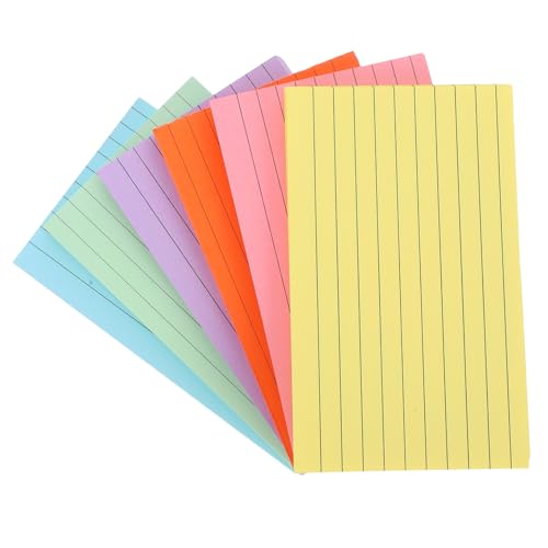 GARIOUANS 300 Stück Farbige Karteikarten Für Notizbücher Bunte Karteikarten Mit Linien Registerkarten Karteikarten Farbig Rosa Karteikarten Farbige Karteikarten Linierte Notizkarten GARIOUANS 300 Stück Farbige Karteikarten Für Notizbücher Bunte Karteikarten Mit Linien Registerkarten Karteikarten Farbig Rosa Karteikarten Farbige Karteikarten Linierte Notizkarten von GARIOUANS
