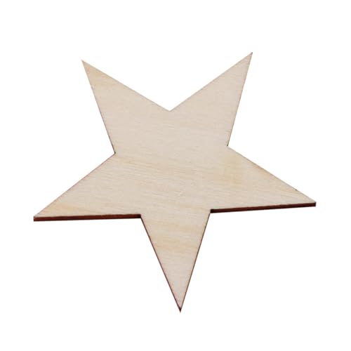 GARIOUANS 300 Stück Fünfzackige Holzsterne Naturmaterialien für DIY Bastelprojekte Festivaldekoration Umweltfreundliche Holzscheiben zum Bemalen und Handwerken GARIOUANS 300 Stück Fünfzackige Holzsterne Naturmaterialien für DIY Bastelprojekte Festivaldekoration Umweltfreundliche Holzscheiben zum Bemalen und Handwerken von GARIOUANS