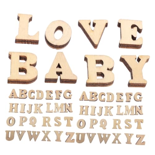 GARIOUANS 300 Stück Holzbuchstaben Großbuchstaben Unbemalt zum Basteln DIY Holz Alphabet für Handwerk Scrapbooking Lernspielzeug Natürliche Holzteile GARIOUANS 300 Stück Holzbuchstaben Großbuchstaben Unbemalt zum Basteln DIY Holz Alphabet für Handwerk Scrapbooking Lernspielzeug Natürliche Holzteile von GARIOUANS