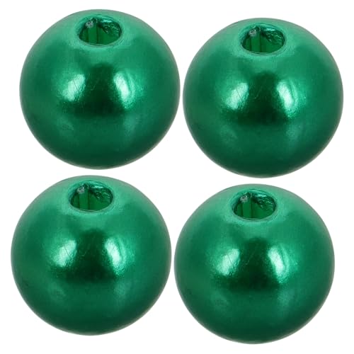GARIOUANS 300 Stück Nachahmungsperle lose Perlen DIY -Schmuckzubehör DIY Handwerk Perlen machen Schlüsselanhänger selber machen Halskettenanhänger selber machen DIY-Perlen ABS-Material Grün von GARIOUANS