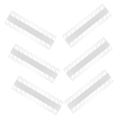GARIOUANS 300 Stück PVC Transparente Selbstklebende Hängeetiketten Klare Haftstreifen für Einzelhandel Vielseitige Aufhänger zur Präsentation und Reparatur von Produktetiketten von GARIOUANS