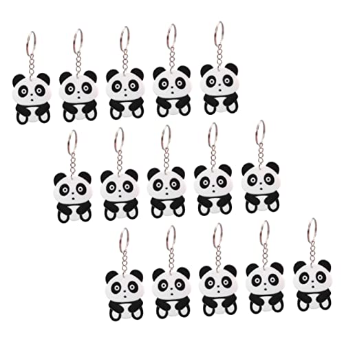 GARIOUANS 30Stücke Panda Cartoon Schlüsselanhänger Süße Rucksack Ornamente für Frauen Sportveranstaltungen und Souvenir von GARIOUANS