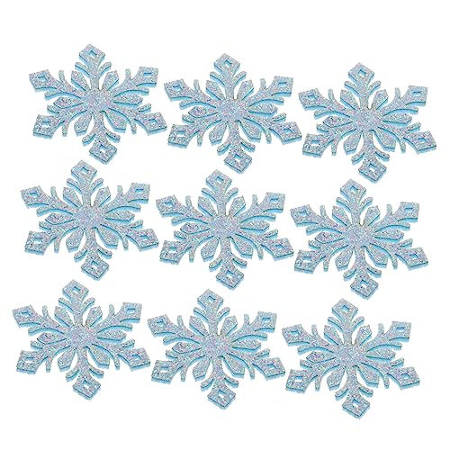 GARIOUANS 30Stücke Schneeflockenverzierung für DIY Haarschmuck Glitzernde Haarclips Handwerkliches Zubehör Dekoration für Taschen und Kleidung Weihnachtsaccessoires GARIOUANS 30Stücke Schneeflockenverzierung für DIY Haarschmuck Glitzernde Haarclips Handwerkliches Zubehör Dekoration für Taschen und Kleidung Weihnachtsaccessoires von GARIOUANS