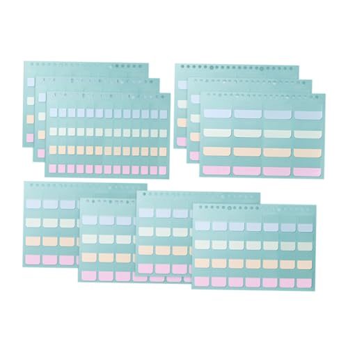 GARIOUANS 316 Stück Selbstklebende Lesezeichen und Haftnotizen Bunte Markierungen für Büro Schule Zuhause Praktische Book Tabs und Index Tabs für Notizen und Dokumente von GARIOUANS