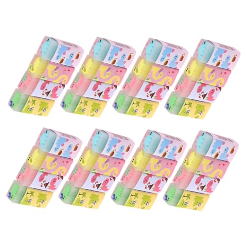 GARIOUANS 32pcs Niedliche Und Lustige Dinosauriergummis Für Kinder Ideal Für Schulmaterial Und Klassenzimmer Verwenden Sie Mini -tierrotler Für Schüler von GARIOUANS