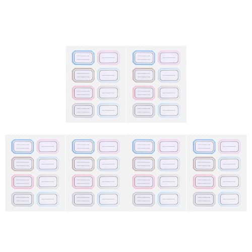 GARIOUANS 36 Blatt Selbstklebende Beschriftungsaufkleber Farben Praktische Etiketten für Küche Büro Haushalt Organisieren und Erinnern GARIOUANS 36 Blatt Selbstklebende Beschriftungsaufkleber Farben Praktische Etiketten für Küche Büro Haushalt Organisieren und Erinnern von GARIOUANS