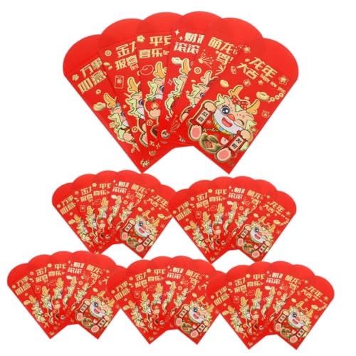GARIOUANS 36 Stück Teiliges Chinesische Rote Umschläge mit Drachenmuster Große Papierumschläge für Neujahr Hochzeit Geburtstag Frühlingsfest Sichere Geschenkumschläge für Bargeld und Kleine GARIOUANS 36 Stück Teiliges Chinesische Rote Umschläge mit Drachenmuster Große Papierumschläge für Neujahr Hochzeit Geburtstag Frühlingsfest Sichere Geschenkumschläge für Bargeld und Kleine von GARIOUANS