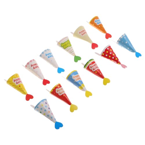 GARIOUANS 36 Stück Teiliges Mini Geburtstags Partyhüte Cupcake Picks Stilvolle Koreanische Cartoon Dekorationen für Kindergeburtstag Vielseitige Tortendeko für Muffins und Desserts Trendige GARIOUANS 36 Stück Teiliges Mini Geburtstags Partyhüte Cupcake Picks Stilvolle Koreanische Cartoon Dekorationen für Kindergeburtstag Vielseitige Tortendeko für Muffins und Desserts Trendige von GARIOUANS