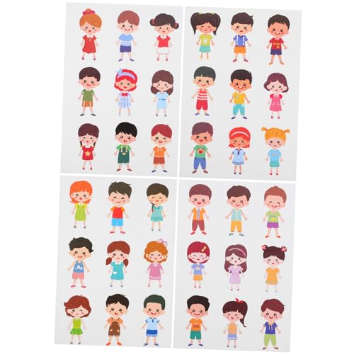 GARIOUANS 36 Stück Teiliges Selbstklebende Cartoon Dekorationsaufkleber für Klassenzimmer und Schulprojekte Kreative Diy Ideen für Bulletin Boards und Höfe von GARIOUANS